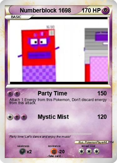 Pokemon Numberblock 1698