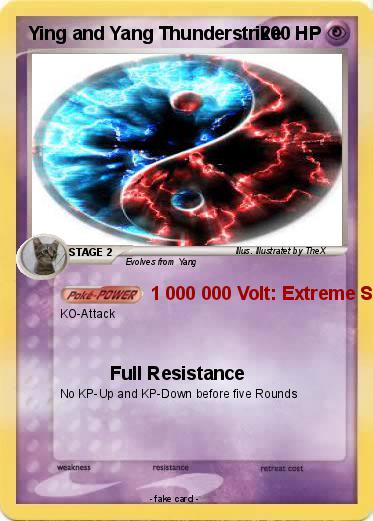 Pokemon Ying and Yang Thunderstrike