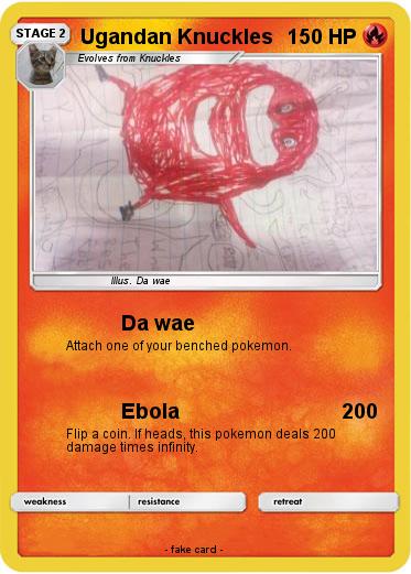 Pokemon Ugandan Knuckles