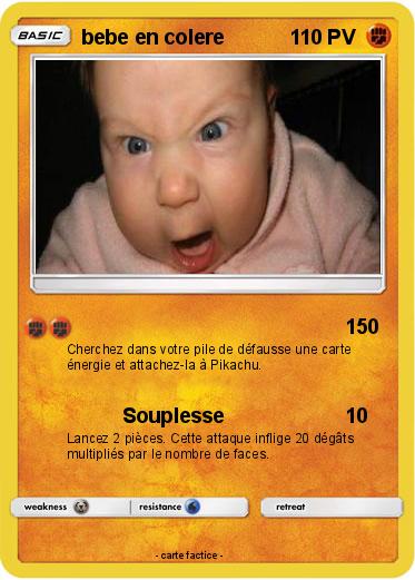 Pokemon bebe en colere