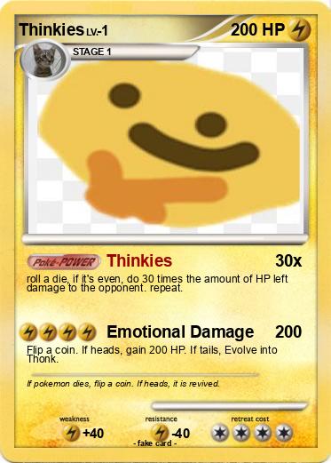 Pokemon Thinkies