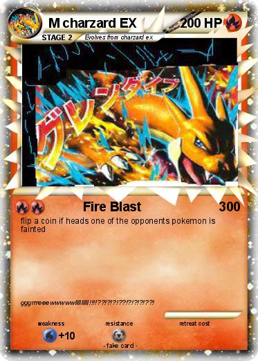 Pokemon M charzard EX