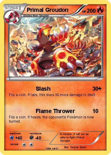 Pokemon Primal Groudon