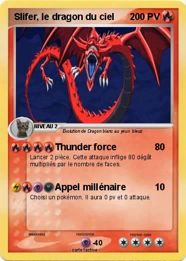 Pokemon Slifer, le dragon du ciel