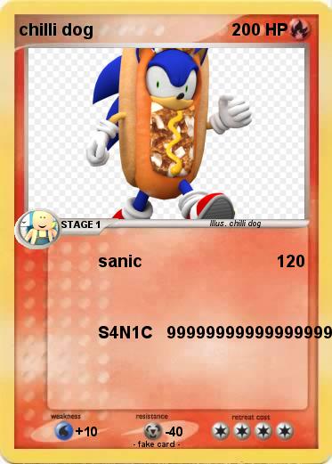 Pokemon chilli dog