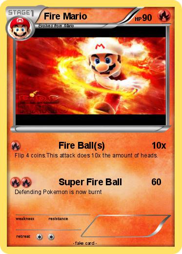 Pokemon Fire Mario