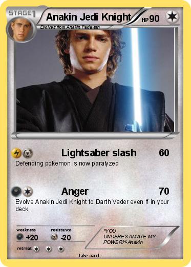 Pokemon Anakin Jedi Knight