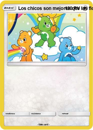 Pokemon Los chicos son mejores que las flores