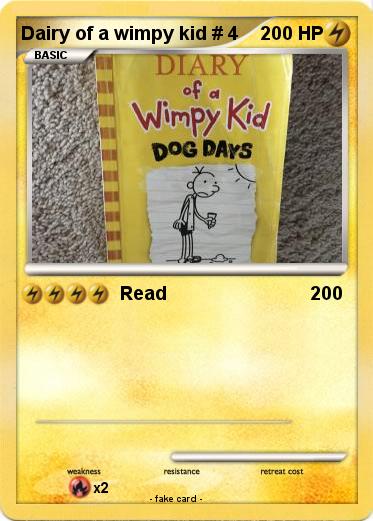 Pokemon Dairy of a wimpy kid # 4