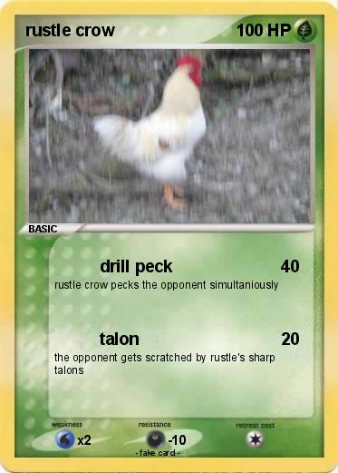 Pokemon rustle crow