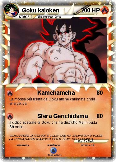 Pokemon Goku kaioken