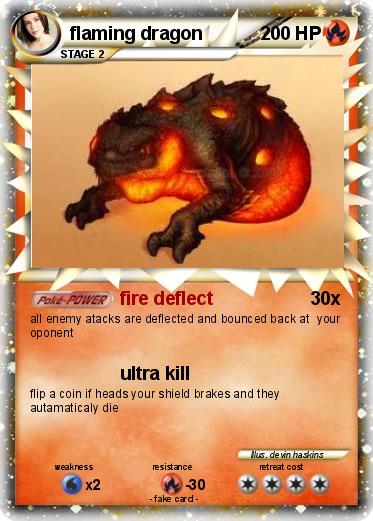 Pokemon flaming dragon