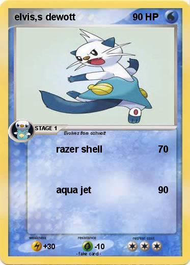 Pokemon elvis,s dewott