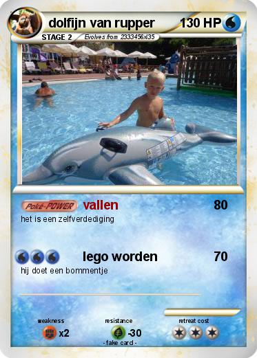 Pokemon dolfijn van rupper