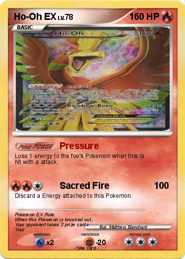 Pokemon Ho-Oh EX