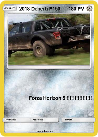 Pokemon 2018 Deberti F150