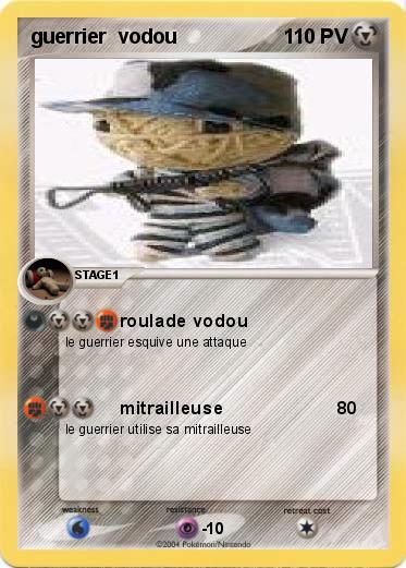 Pokemon guerrier  vodou