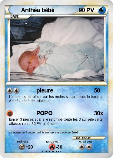 Pokemon Anthéa bébé