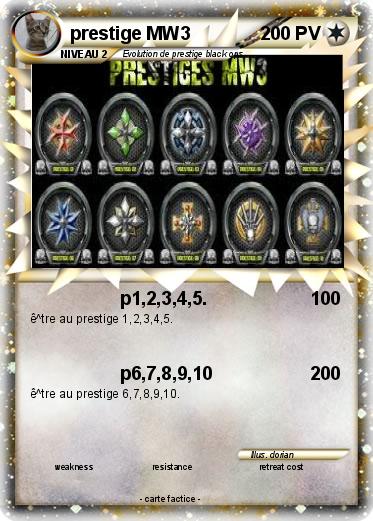 Pokemon prestige MW3