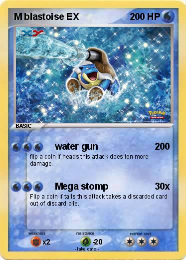 Pokemon M blastoise EX