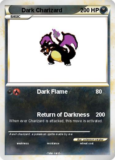 Pokemon Dark Charizard