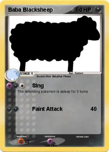 Pokemon Baba Blacksheep