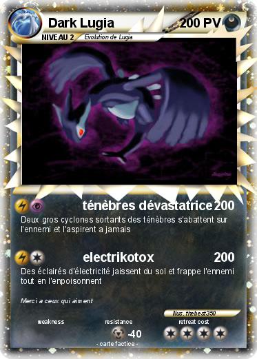 Pokemon Dark Lugia
