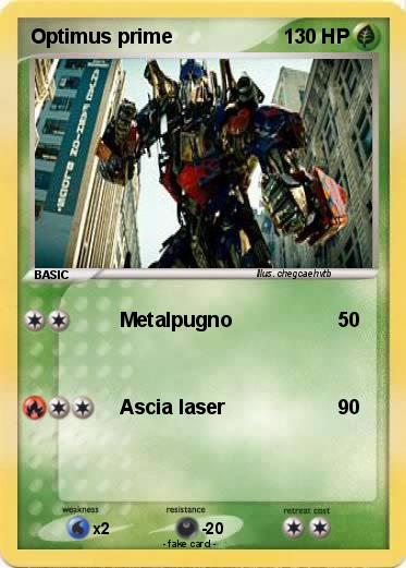 Pokemon Optimus prime