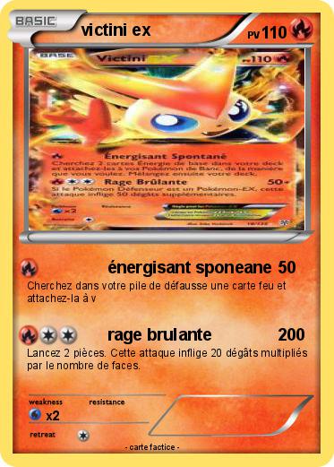 Pokemon victini ex