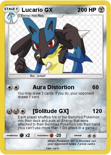 Pokemon Lucario GX