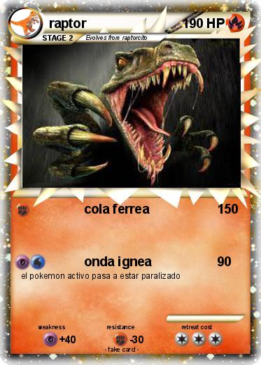 Pokemon raptor
