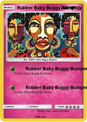 Pokemon Rubber Baby Buggy Bumpers