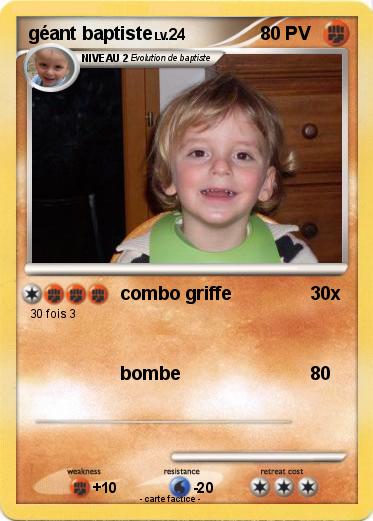 Pokemon géant baptiste