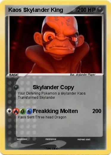 Pokemon Kaos Skylander King
