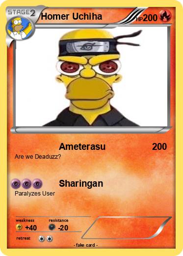 Pokemon Homer Uchiha