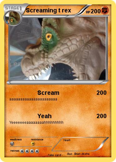 Pokemon Screaming t rex