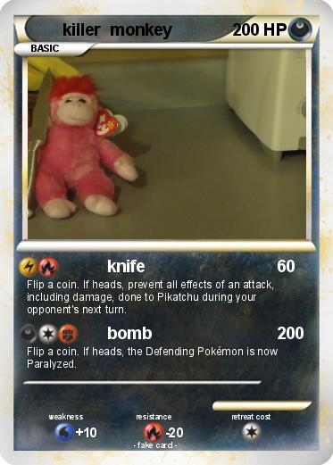 Pokemon killer  monkey