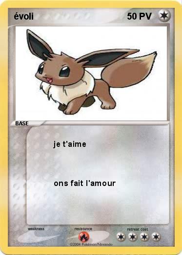 Pokemon évoli 