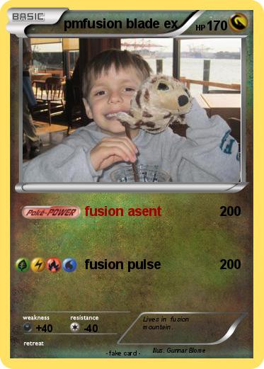Pokemon pmfusion blade ex