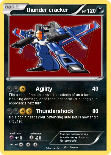Pokemon thunder cracker