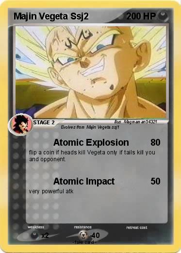 Pokemon Majin Vegeta Ssj2