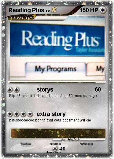 Pokemon Reading Plus