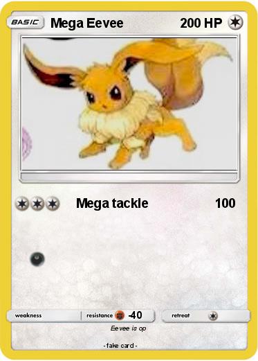 Pokemon Mega Eevee