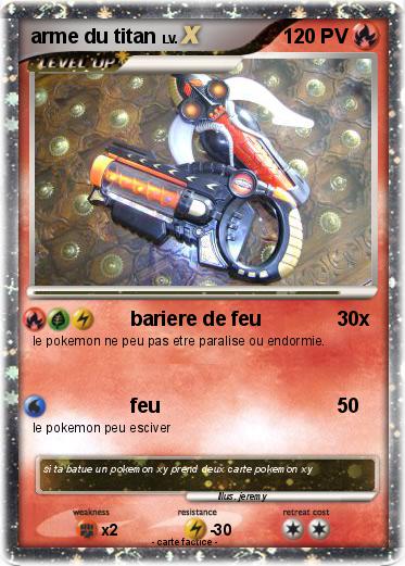 Pokemon arme du titan