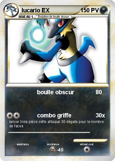 Pokemon lucario EX