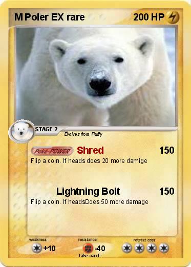 Pokemon M Poler EX rare