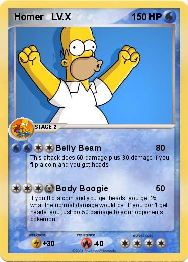Pokemon Homer   LV.X