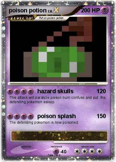 Pokemon poison potion