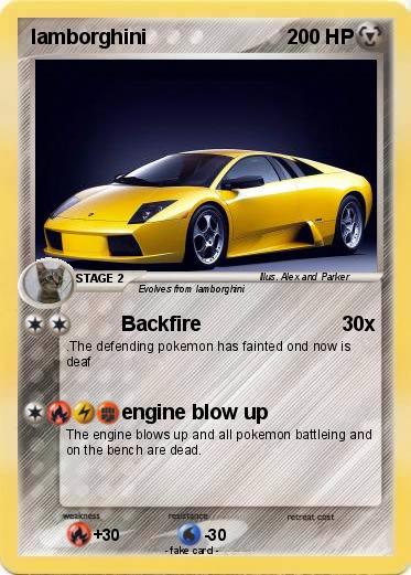 Pokemon lamborghini