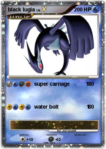 Pokemon black lugia